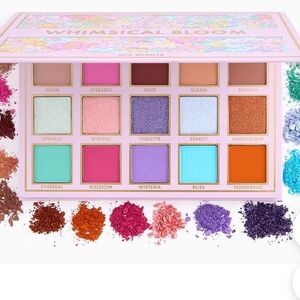 Whimsical Bloom Eyeshadow Palette - Pastel Pink & Multicolor Shades